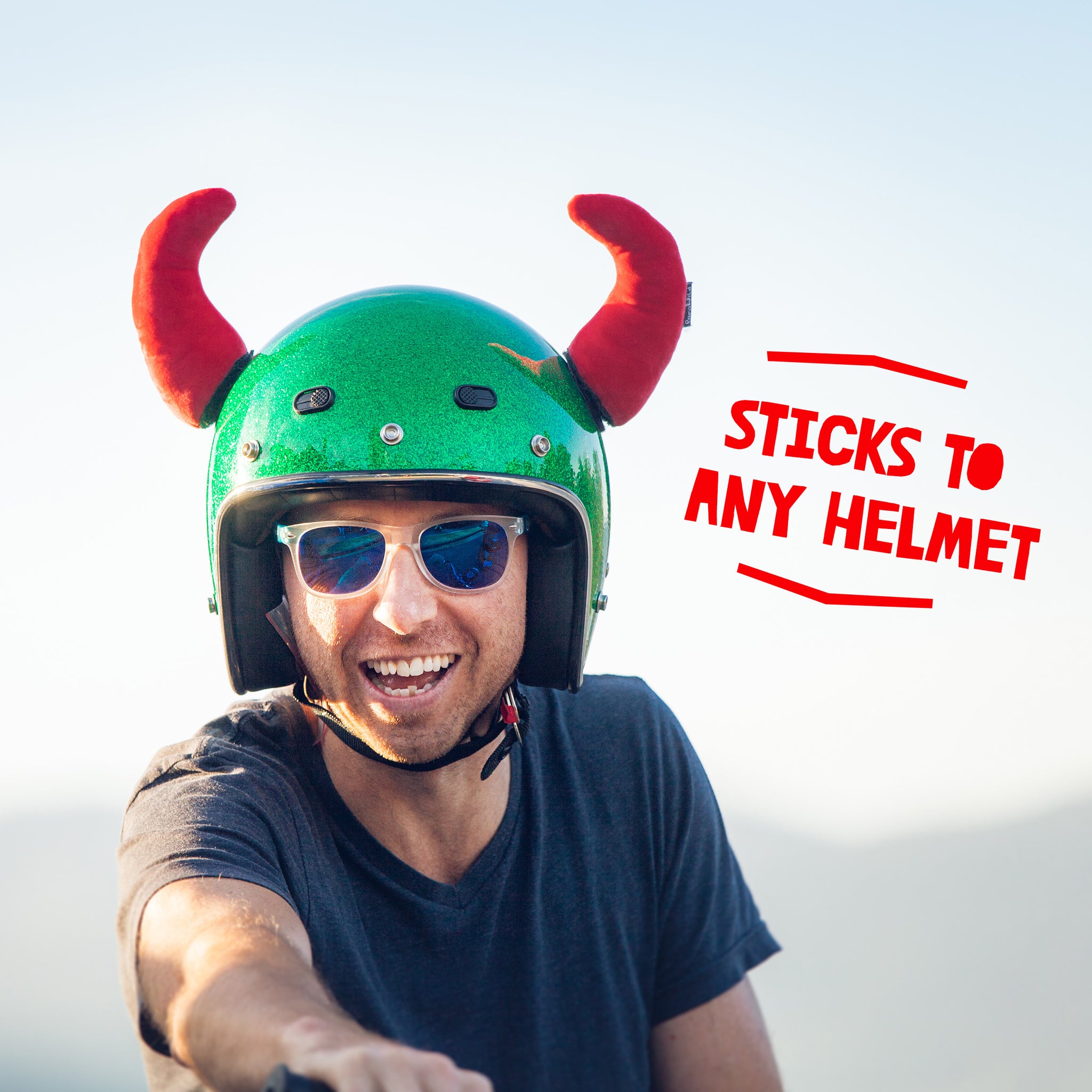 Tatanka the Bison Helmet Horns Accessory/Cover in Red