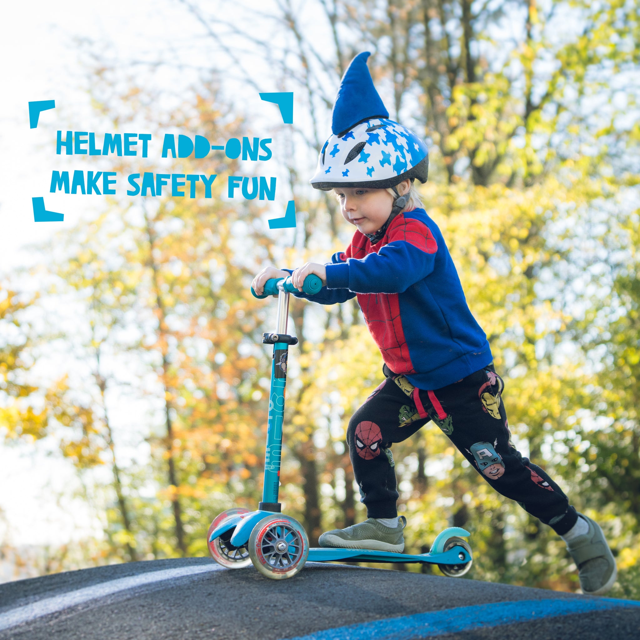 Shaka the Shark Blue Helmet Fin Accessory