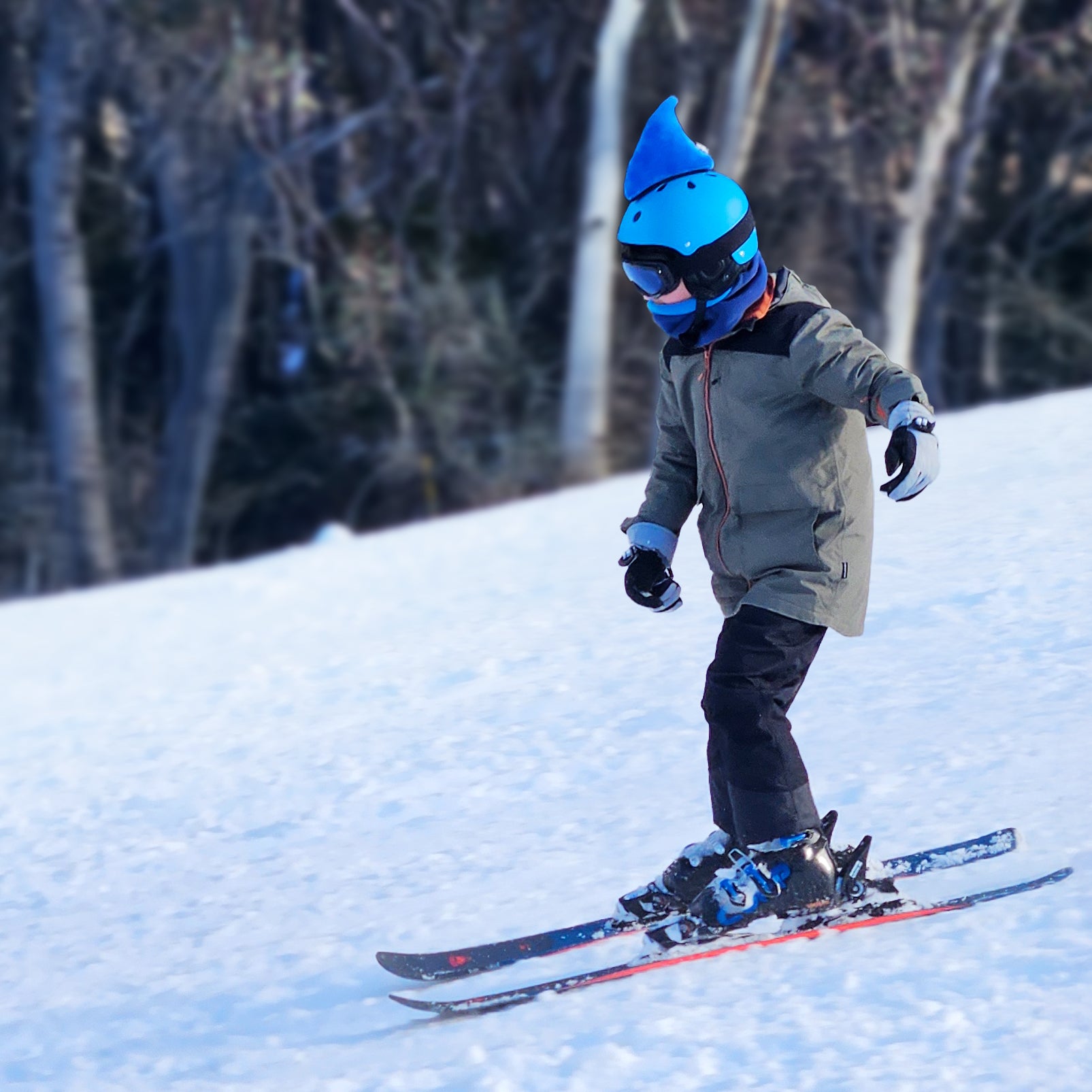 Shaka the Shark Blue Helmet Fin Accessory
