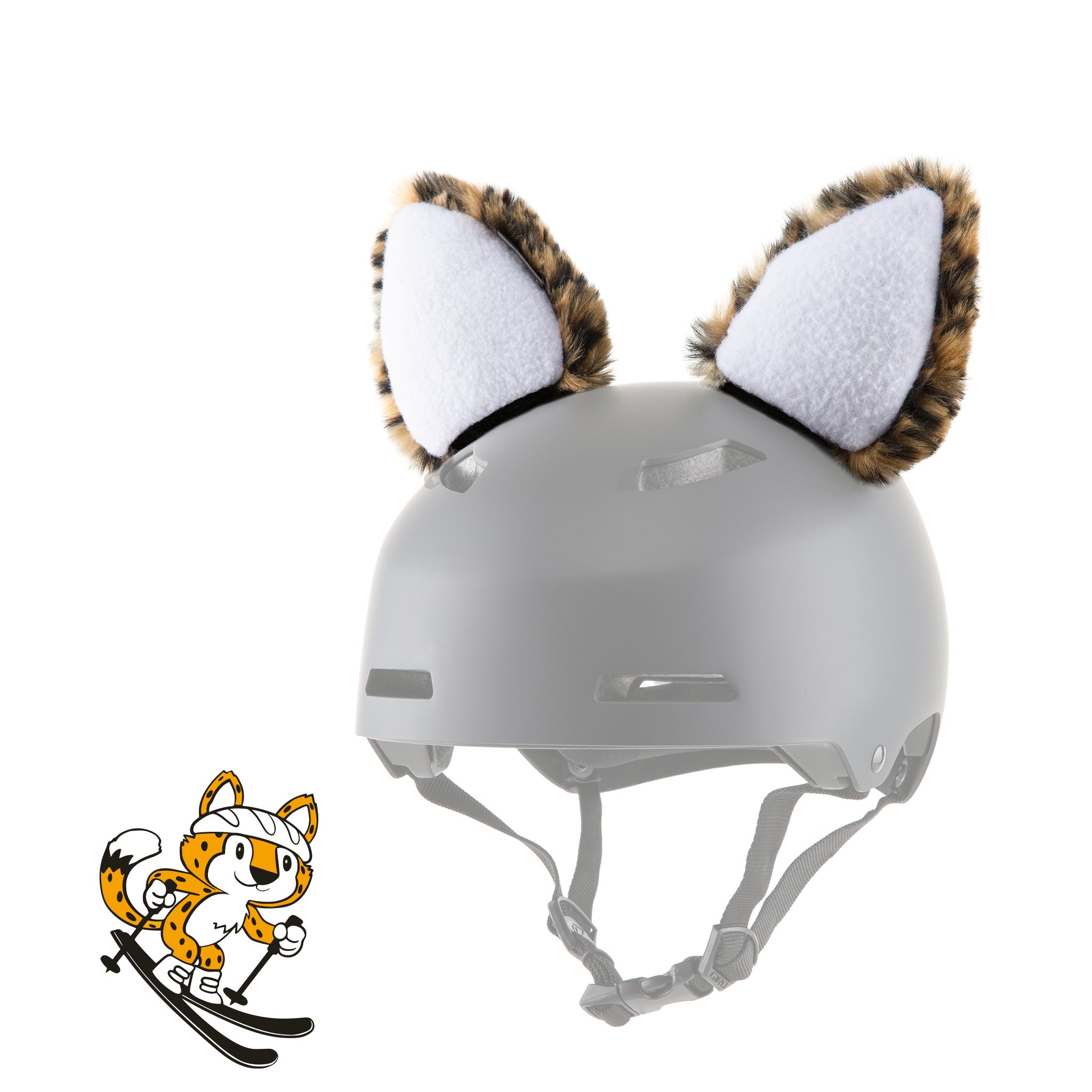 Leopold the Leopard Cat Helmet Ears/Covers/ Accessory